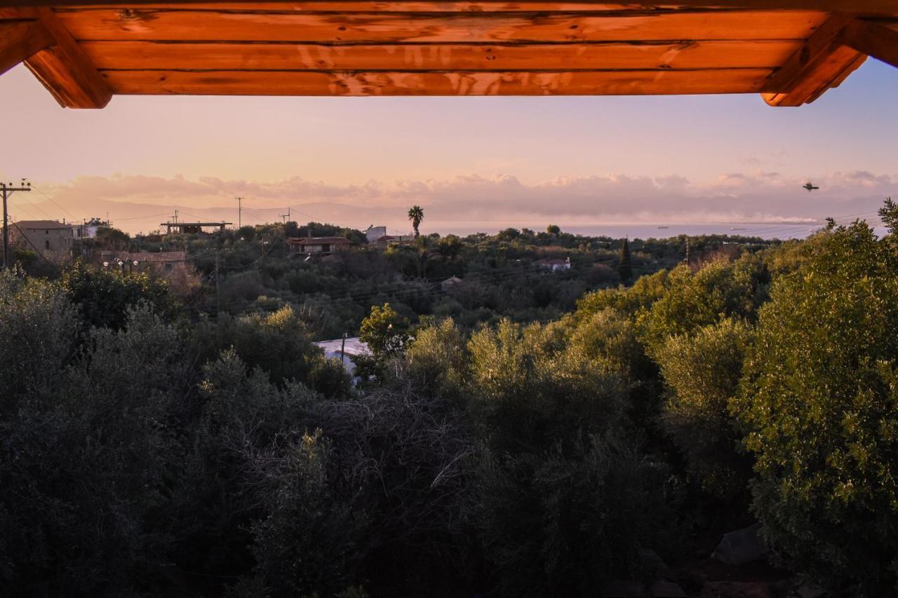 Amber Seaview Villa By The Olive Groves Kalamata Dış mekan fotoğraf
